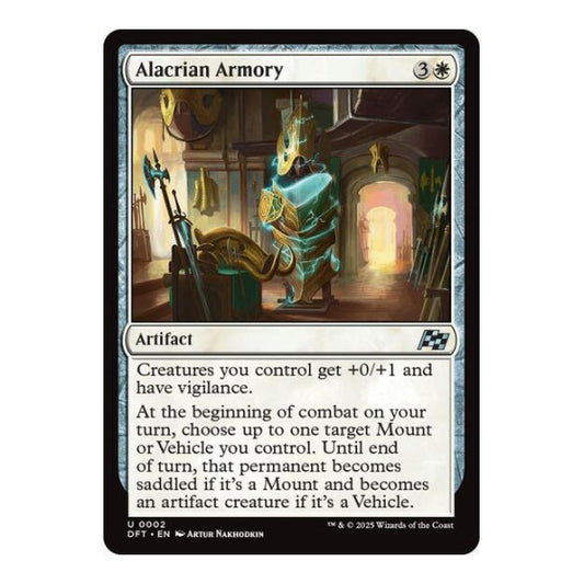 Alacrian Armory (DFT) #2 Uncommon (Lightly Played) Aetherdrift Magic: The Gathering: 2025