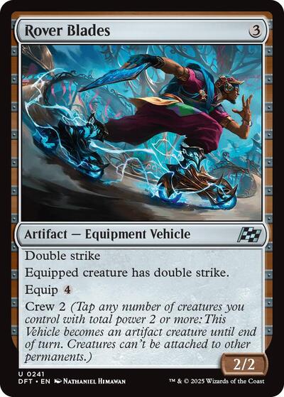 Rover Blades (DFT) #241 Uncommon (Lightly Played) Aetherdrift Magic: The Gathering: 2025