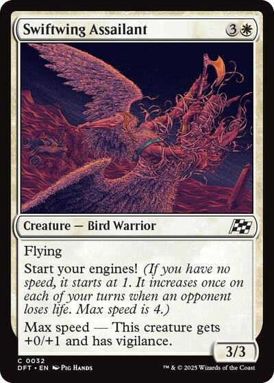 Swiftwing Assailant (DFT) #32 Common (Lightly Played) Aetherdrift Magic: 2025