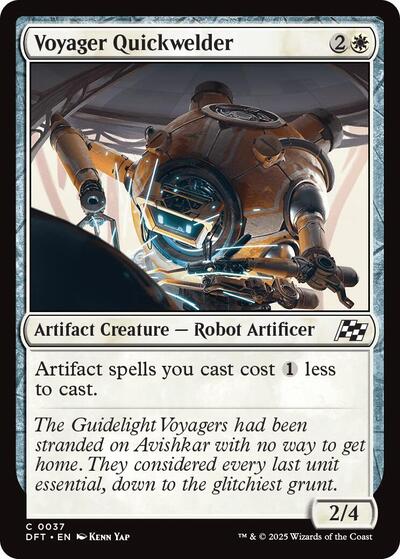 Voyager Quickwelder (DFT) #37 Common (Lightly Played) Aetherdrift Magic: 2025