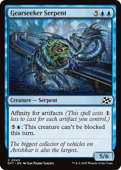 Gearseeker Serpent (DFT) #43 Common Aetherdrift Magic: 2025