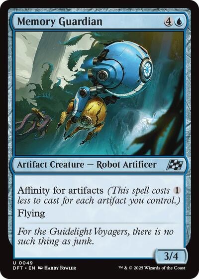 Memory Guardian (DFT) #49 Uncommon (Lightly Played) Aetherdrift Magic: The Gathering: 2025