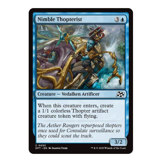 Nimble Thopterist (DFT) #53 Common Aetherdrift Magic: The Gathering: 2025