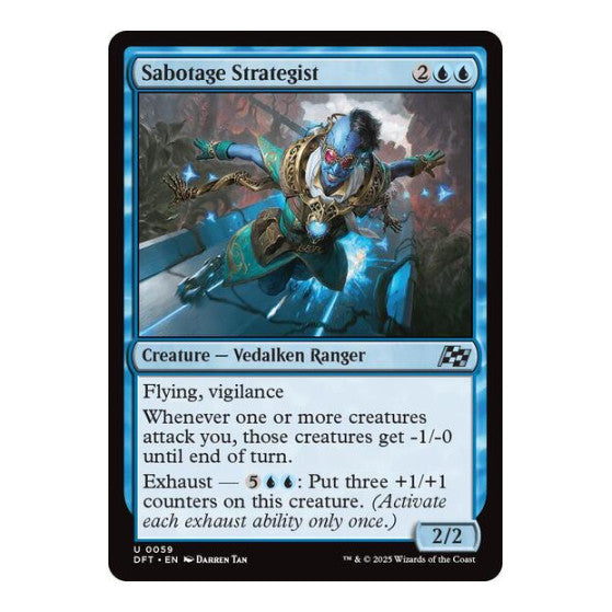 Sabotage Strategist (DFT) #59 Uncommon (Lightly Played) Aetherdrift Magic: The Gathering: 2025