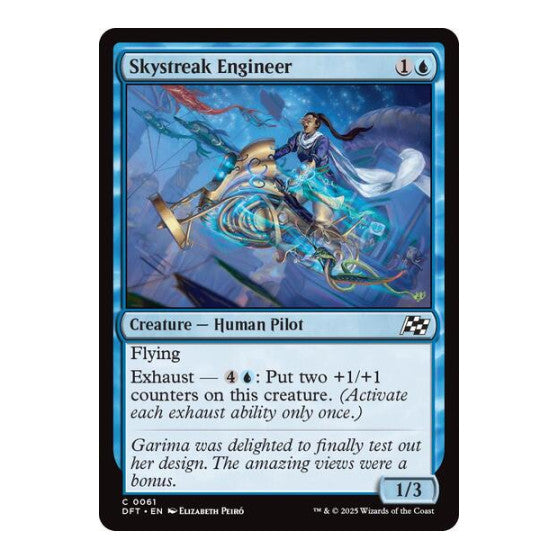 Skystreak Engineer (DFT) #61 Common Aetherdrift Magic: The Gathering: 2025