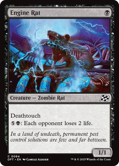 Engine Rat (DFT) #84 Common Aetherdrift Magic: The Gathering: 2025