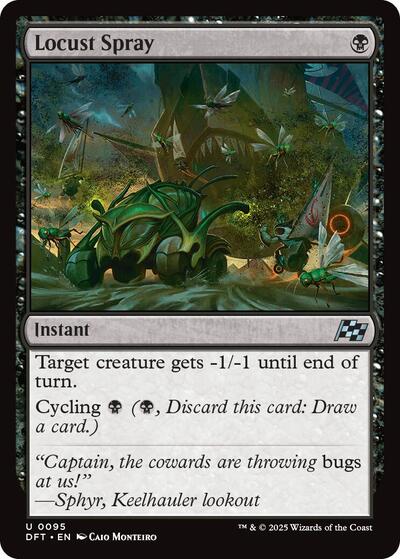 Locust Spray (DFT) #95 Uncommon (Lightly Played) Aetherdrift Magic: 2025