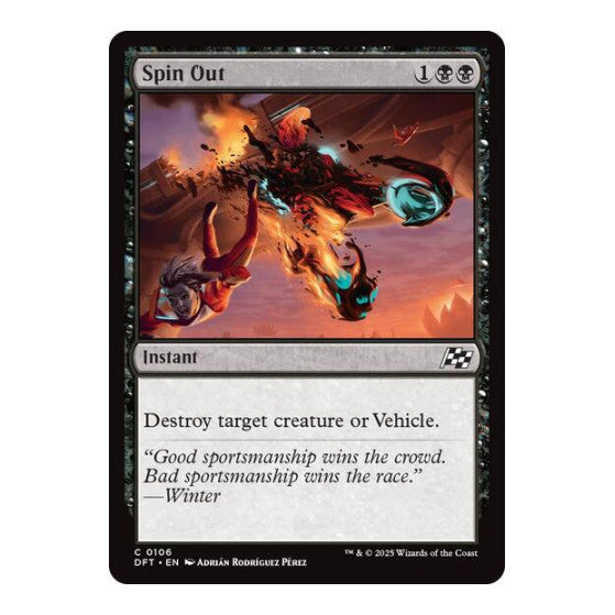Spin Out (DFT) #106 Common Aetherdrift Magic: The Gathering: 2025