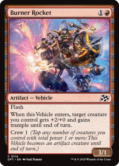Burner Rocket (DFT) #114 Common Aetherdrift Magic: The Gathering: 2025