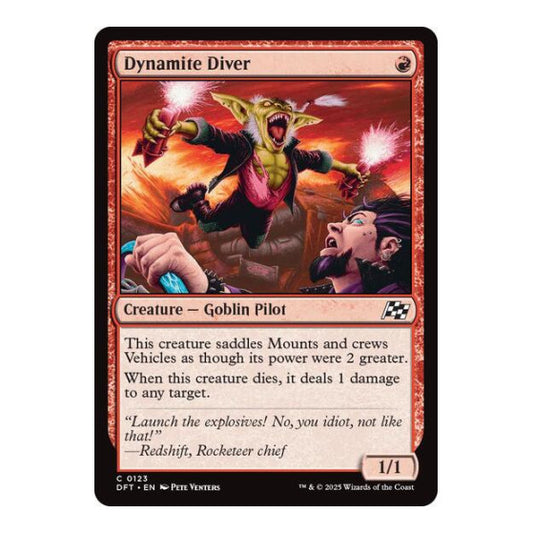 Dynamite Diver (DFT) #123 Common Aetherdrift Magic: The Gathering: 2025