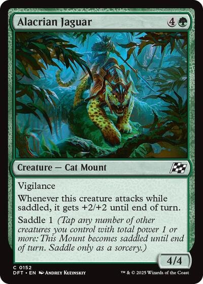 Alacrian Jaguar (DFT) #152 Common (Lightly Played) Aetherdrift Magic: The Gathering: 2025