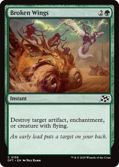 Broken Wings (DFT) #156 Common Aetherdrift Magic: The Gathering: 2025