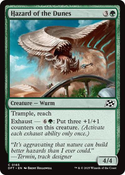 Hazard of the Dunes (DFT) #165 Common (Lightly Played) Aetherdrift Magic: 2025