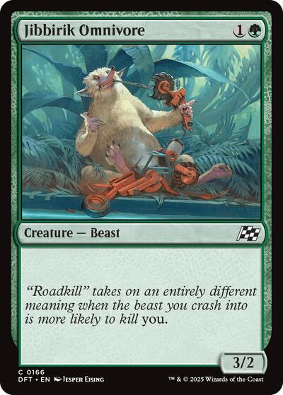 2025 Magic: Aetherdrift (DFT) - Jibbirik Omnivore (#166, Common) (Lightly Played)