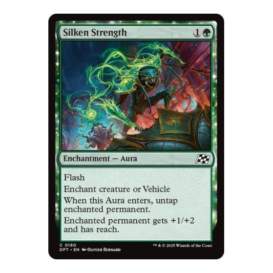 Silken Strength (DFT) #180 Common Aetherdrift Magic: The Gathering: 2025