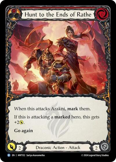 Hunt to the Ends of Rathe () #HNT152 Rare (Lightly Played) The Hunted Flesh and Blood TCG: 2025