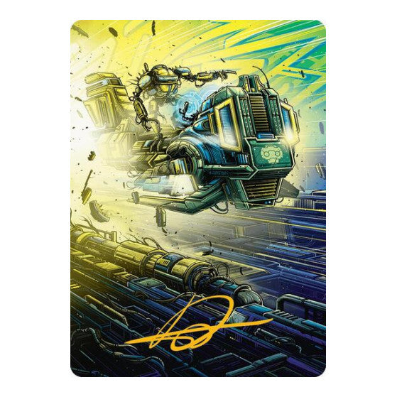 Guidelight Pathmaker Art Card (Gold-Stamped Signature) (ASDFT) #46 Special (Lightly Played) Art Series: Aetherdrift Magic: The Gathering: 2025