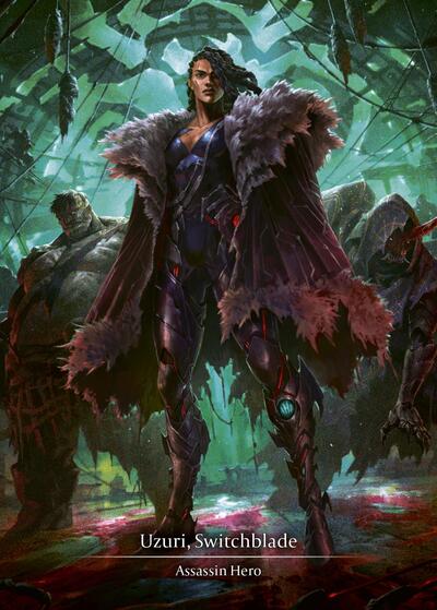 Uzuri Switchblade (GEM) #GEM001 Promo (Cold Foil Near Mint) GEM Pack 1 Flesh & Blood TCG: 2025