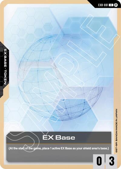 EX Base (GD01_b) #EXB-001 Common (Near Mint) Edition Beta Gundam Card Game: 2025