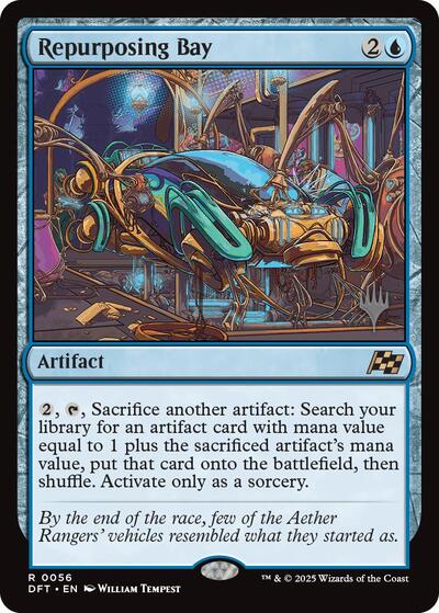 Repurposing Bay (PPDFT) #56p Rare (Near Mint) Promo Pack: Aetherdrift Magic: The Gathering: 2025