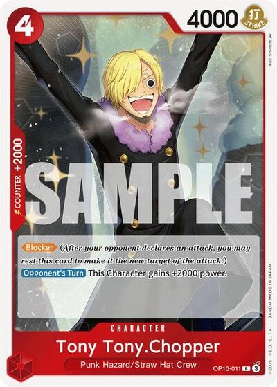 Tony Tony.Chopper (011) (OP10) #OP10-011 Rare (Foil Lightly Played) Royal Blood One Piece Card Game: 2025