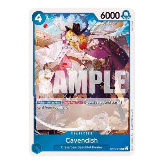 Cavendish (045) (OP10) #OP10-045 Rare Royal Blood One Piece Card Game: 2025