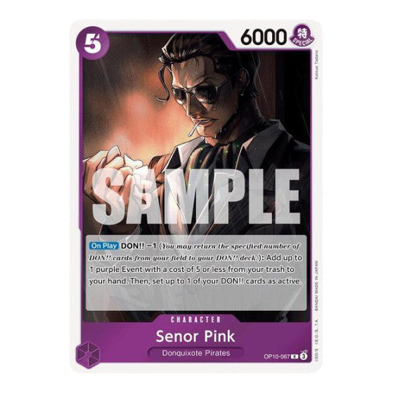 Senor Pink (OP10) #OP10-067 Rare Royal Blood One Piece Card Game: 2025