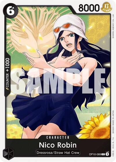 Nico Robin (OP10) #OP10-089 Common (Near Mint) Royal Blood One Piece Card Game: 2025