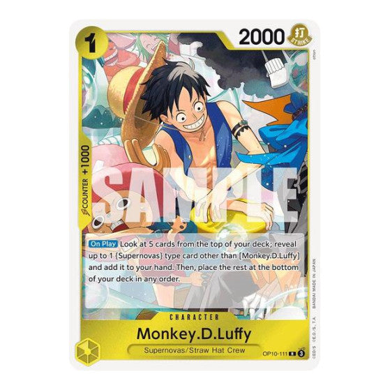Monkey.D.Luffy (111) (OP10) #OP10-111 Rare Royal Blood One Piece Card Game: 2025