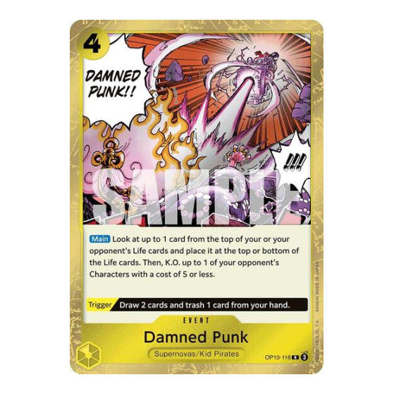 Damned Punk (OP10) #OP10-116 Rare Royal Blood One Piece Card Game: 2025