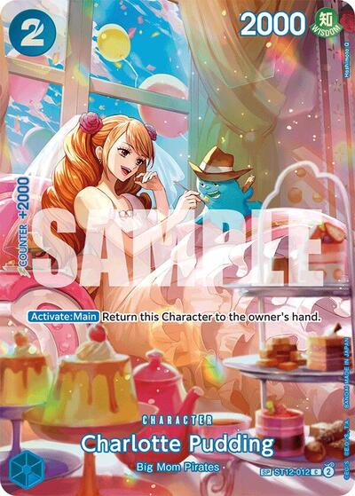 Charlotte Pudding SP (OP10) #ST12-012 Common (Foil Near Mint) Royal Blood One Piece Card Game: 2025