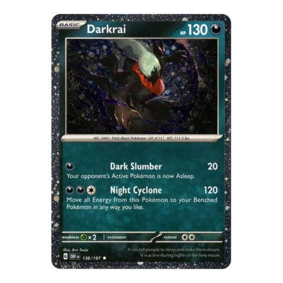 Darkrai (Cosmos Holo) (MCAP) #136/197 Rare (Holofoil Near Mint) Miscellaneous Cards & Products Pokemon: 2026