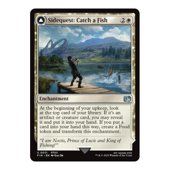 Sidequest: Catch a Fish (FIN) #31 Uncommon FINAL FANTASY Magic: The Gathering: 2025