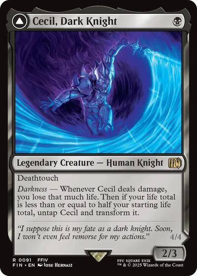 Cecil Dark Knight (FIN) #91 Rare FINAL FANTASY Magic: 2025