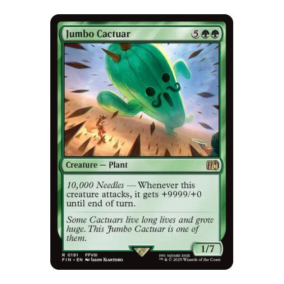 Jumbo Cactuar (FIN) #191 Rare (Near Mint) FINAL FANTASY Magic: The Gathering: 2025
