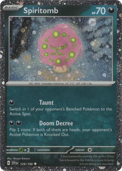 Spiritomb - 129/198 (Cosmos Holo) (MCAP) #129/198 Uncommon (Holofoil Near Mint) Miscellaneous Cards & Products Pokemon: 2026