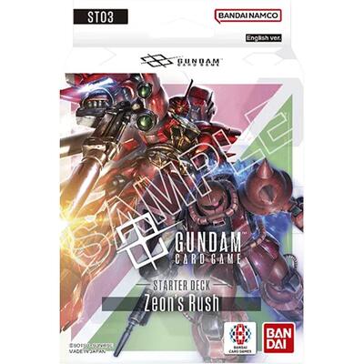 Starter Deck 03: Zeon's Rush (ST03) None (Unopened) Starter Deck 03: Zeon's Rush Gundam Card Game: 2025