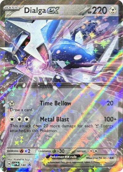 Dialga ex - 180 (SVP) #180 Promo (Holofoil Near Mint) SV: Scarlet & Violet Promo Cards Pokemon: 2023