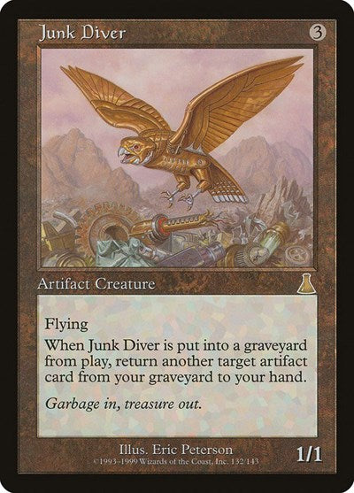 Junk Diver (UDS) #132 Rare (Near Mint) Urza's Destiny Magic: The Gathering: 1999