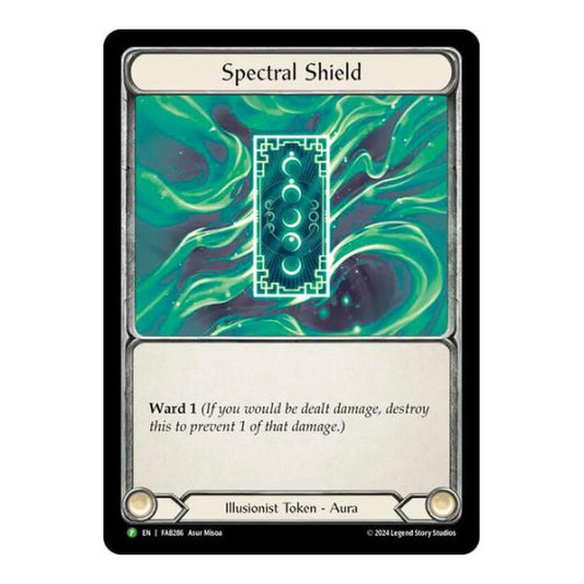 Spectral Shield - FAB286 (PR) #FAB286 Promo (Cold Foil Near Mint) Flesh and Blood: Promo Cards Flesh and Blood TCG: 2019