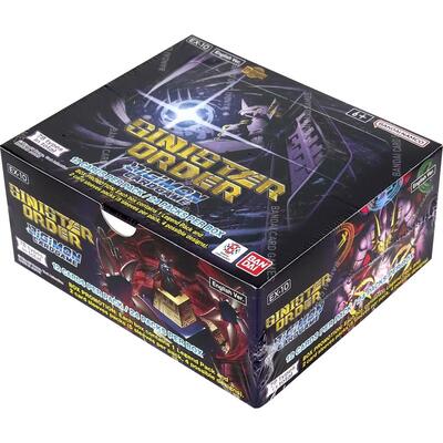 Sinister Order Booster Box (EX-10) (Unopened) Sinister Order Digimon Card Game: 2025