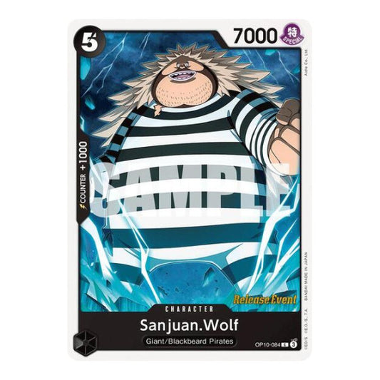 Sanjuan.Wolf (OP10 RE) #OP10-084 Common (Near Mint) Royal Blood Release Event Cards One Piece Card Game: 2025