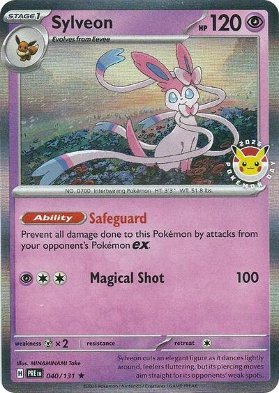 Sylveon - 040/131 (Pokemon Day) (MCAP) #040/131 Rare (Holofoil Near Mint) Miscellaneous Cards & Products Pokemon: 2026