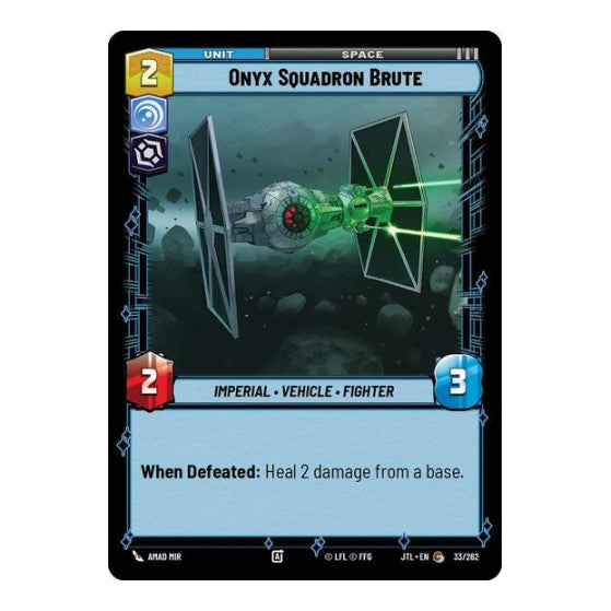 Onyx Squadron Brute (JTL) #033/262 Common (Near Mint) Jump to Lightspeed Star Wars: Unlimited: 2025
