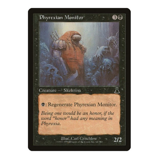 Phyrexian Monitor (UDS) #64 Common (Moderately Played) Urza's Destiny Magic: The Gathering: 1999