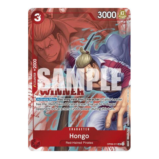 Hongo (Winner Pack 2025 Vol. 2) (OP-PR) #OP09-011 Uncommon (Foil Near Mint) One Piece Promotion Cards One Piece Card Game: 2022