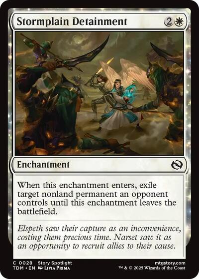 2025 Magic: Tarkir: Dragonstorm (TDM) - Stormplain Detainment (#28, Common)