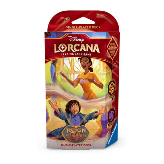 Disney Lorcana: Reign of Jafar Starter Deck (Amber & Amethyst) (8) None (Unopened) Reign of Jafar Disney Lorcana: 2025