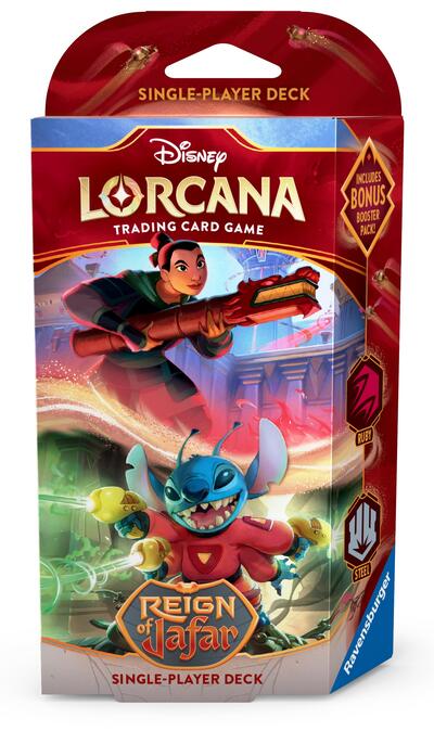 Disney Lorcana: Reign of Jafar Starter Deck (Ruby & Steel) (8) None (Unopened) Reign of Jafar Disney Lorcana: 2025