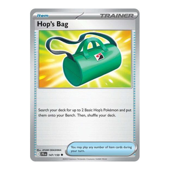 Hop's Bag (JTG) #147/159 Uncommon (Near Mint) SV09: Journey Together Pokemon: 2025